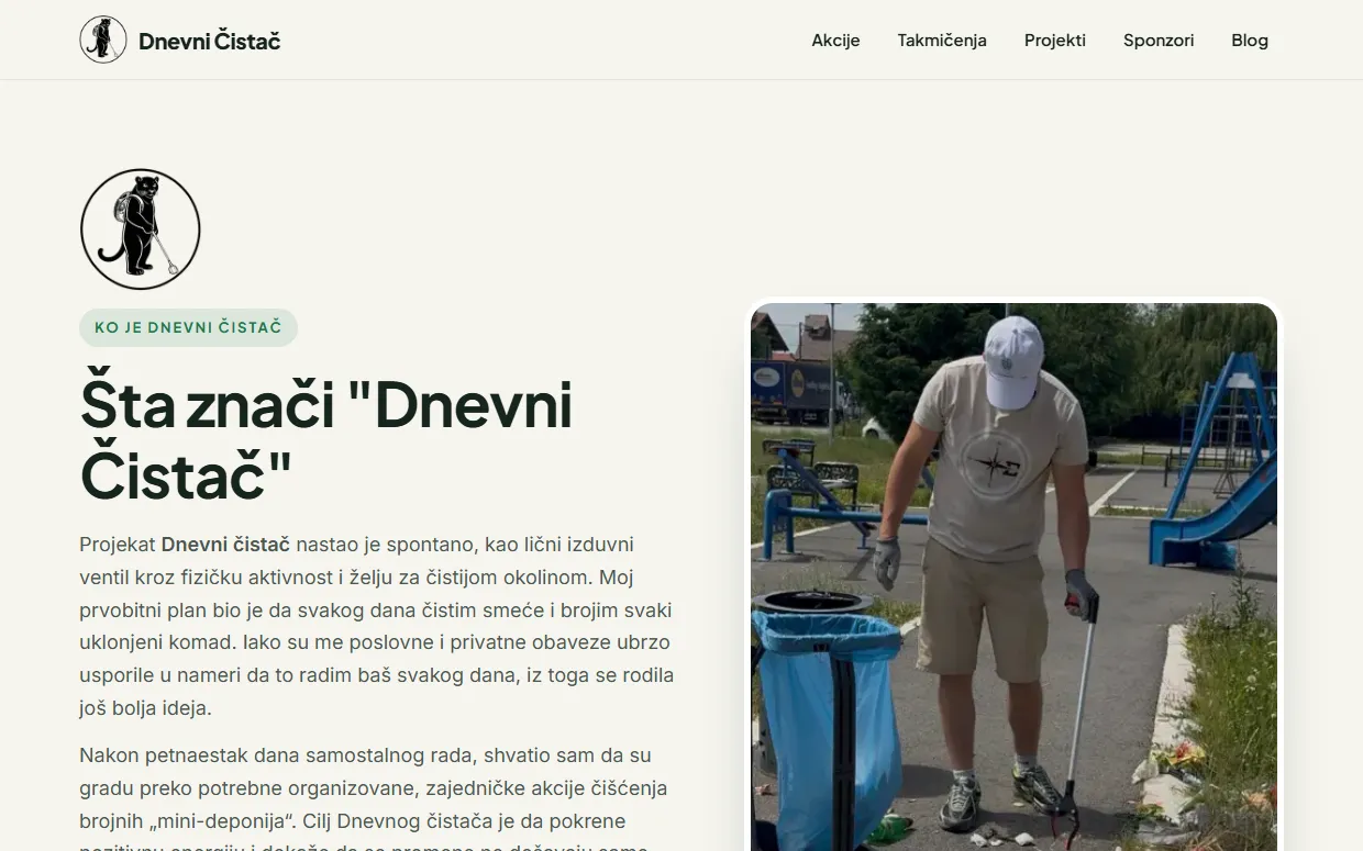 Dnevni Čistač design preview